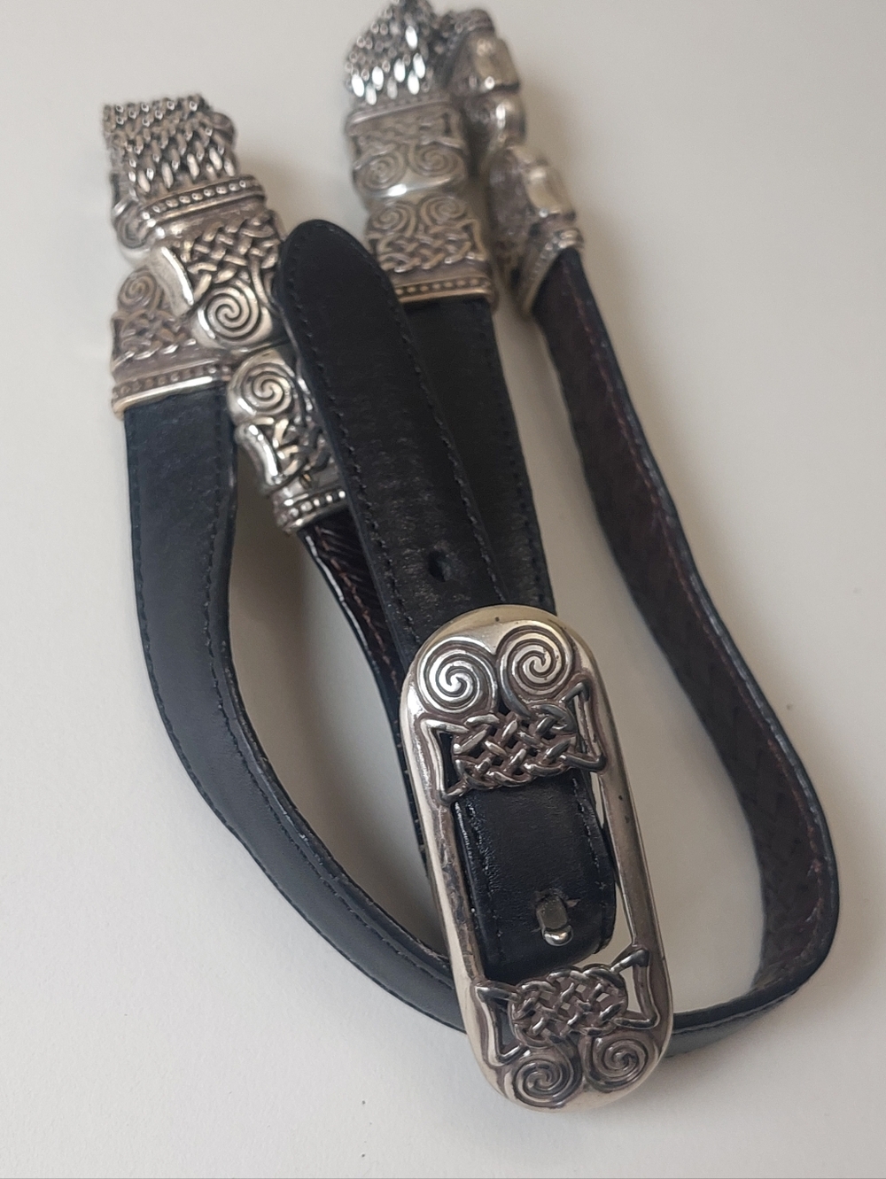 VTG reversible Brighton Belt Celtic detail M 32